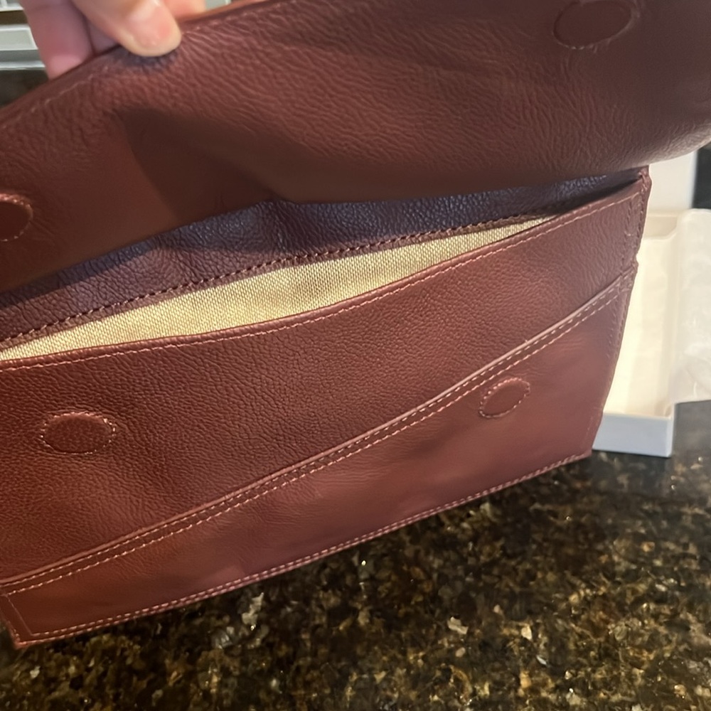 Botkier Cobble Hill Large Leather Clutch Bag - Picture 12 of 12